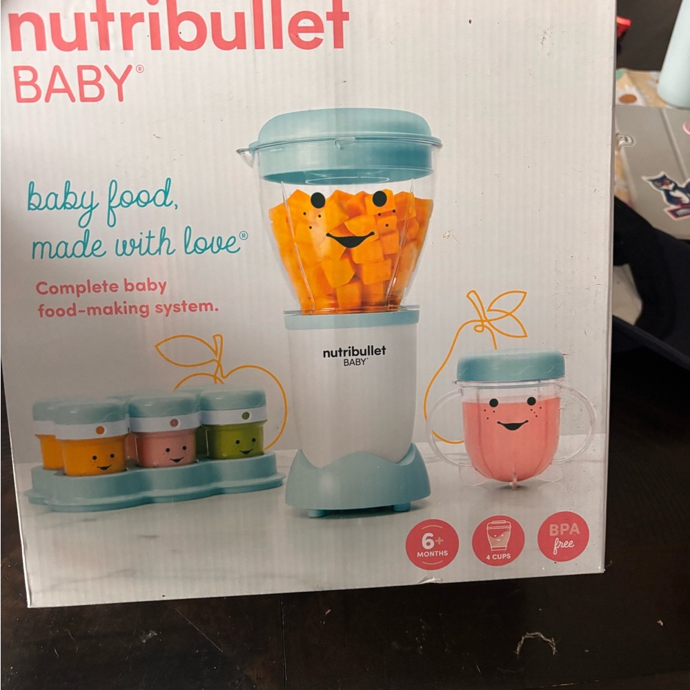 NutriBullet Baby Food Maker in Light Blue